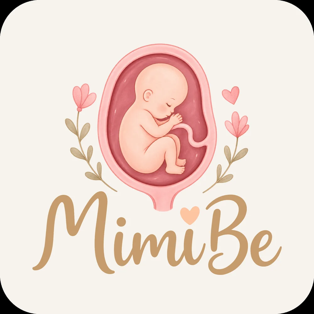 MimiBe — ilustrovaný znak a logo